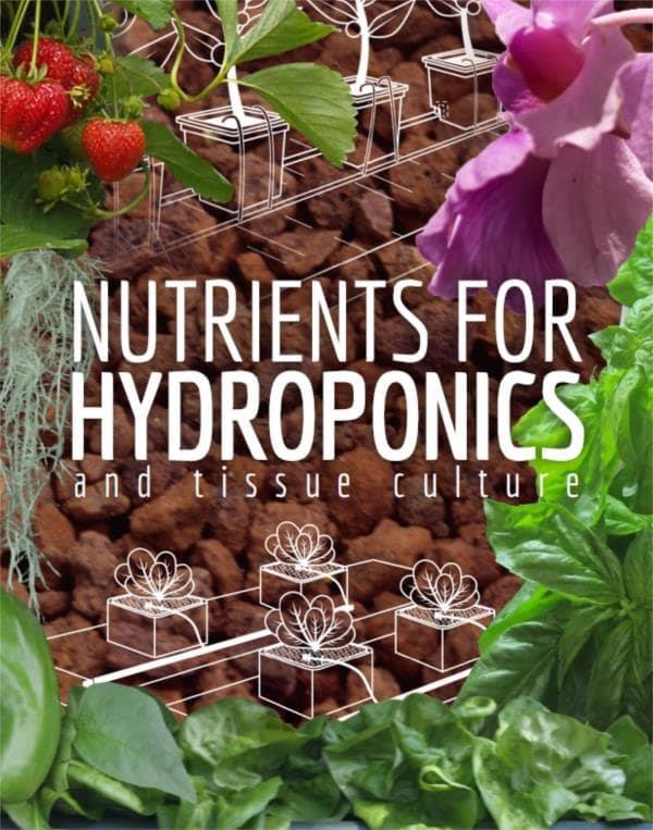 Nutrients for Hydroponics and Tissue Culture PDF eBook